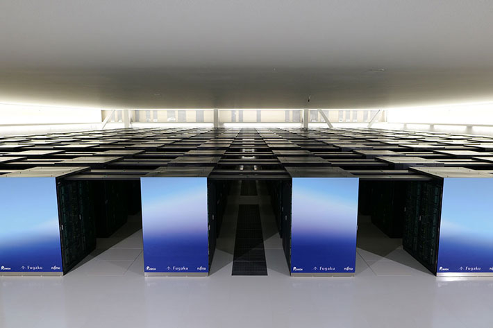 Figure 1 RIKEN's supercomputer Fugaku ©RIKEN 